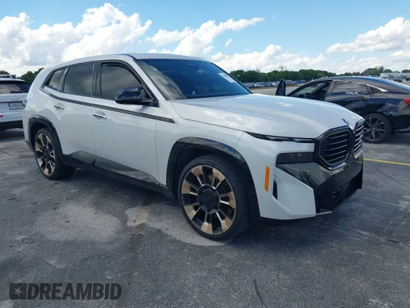 ✅ 2023 BMW XM • VIN: 5YM23CS0XP9S43052 • Лот: 43204828. Опубліковано раніше на IAAI з пробігом 38 034 миль. Безкоштовний доступ до архіву аукціонних продажів зі США та докладний звіт про історію автомобіля на DreamBid. Зображення 1.