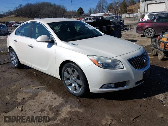 ✅ 2012 Buick Regal Premium 1 • VIN: 2G4GS5EK6C9154007 • Лот: 44346125. Опубликован ранее на IAAI с пробегом 101 113 миль. Бесплатный доступ к архиву аукционных продаж из США и подробный отчёт об истории автомобиля на DreamBid. Изображение 1.
