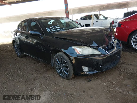 ✅ 2008 Lexus IS 250 • VIN: JTHCK262X85020684 • Lot: 44742374. Listed on IAAI with 145,180 mi. Free auction sales archive from the USA and detailed vehicle history report at DreamBid. Image 1.