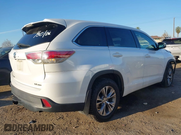 ✅ 2015 Toyota Highlander LE Plus • VIN: 5TDBKRFH6FS140967 • Lot: 44107860. Wystawiony na IAAI z przebiegiem 256 379 mil. Bezpłatny archiwum sprzedaży aukcyjnych z USA i szczegółowy raport historii pojazdu na DreamBid. Zdjęcie 4.