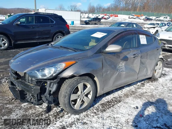 ✅ 2011 Hyundai Elantra Limited • VIN: 5NPDH4AE4BH045752 • Lot: 44175702. Listed on IAAI with 255,125 mi. Free auction sales archive from the USA and detailed vehicle history report at DreamBid. Image 2.