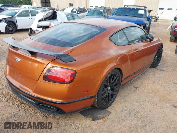 ✅ 2017 Bentley Continental GT GT Supersports • VIN: SCBFB7ZA5HC064251 • Lot: 45345921. Listed on IAAI with 31,295 mi. Free auction sales archive from the USA and detailed vehicle history report at DreamBid. Image 4.