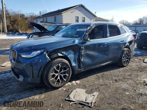 ✅ 2025 BMW X3 30 xDrive • VIN: 5UX53GP09S9020191 • Lot: 74057445. Listed on Copart with 6,160 mi. Free auction sales archive from the USA and detailed vehicle history report at DreamBid. Image 1.