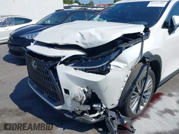 ✅ 2022 Lexus NX 350h Premium • VIN: JTJGKCEZ0N5002257 • Lot: 43245903. Listed on IAAI with 21,559 mi. Free auction sales archive from the USA and detailed vehicle history report at DreamBid. Image 6.