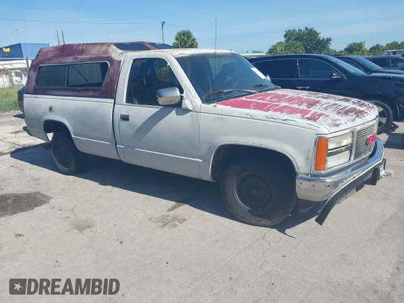 ✅ 1991 GMC Sierra 1500 • VIN: 1GTEC14K2ME527982 • Lot: 42920770. Listed on IAAI with 236,871 mi. Free auction sales archive from the USA and detailed vehicle history report at DreamBid. Image 1.