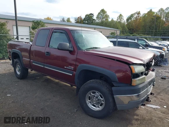 ✅ 2003 Chevrolet Silverado 2500HD LT • VIN: 1GCHK29153E252659 • Lot: 43529190. Listed on IAAI with 151,544 mi. Free auction sales archive from the USA and detailed vehicle history report at DreamBid. Image 1.
