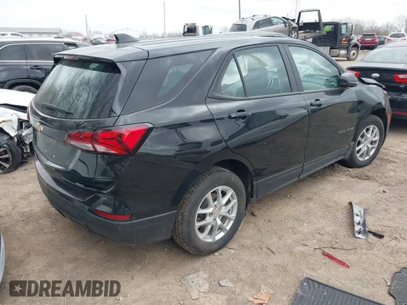 ✅ 2023 Chevrolet Equinox LS • VIN: 3GNAX5EG1PL254954 • Lot: 41821208. Wystawiony na IAAI z przebiegiem 25 mil. Bezpłatny archiwum sprzedaży aukcyjnych z USA i szczegółowy raport historii pojazdu na DreamBid. Zdjęcie 4.