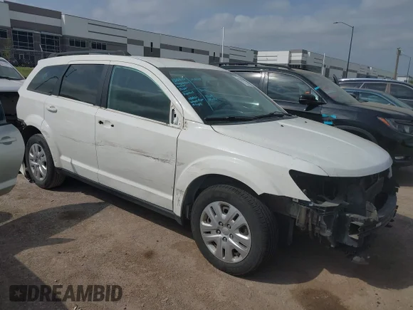 ✅ 2016 Dodge Journey SE • VIN: 3C4PDCAB1GT223634 • Lot: 44728554. Listed on IAAI with 141,394 mi. Free auction sales archive from the USA and detailed vehicle history report at DreamBid. Image 1.