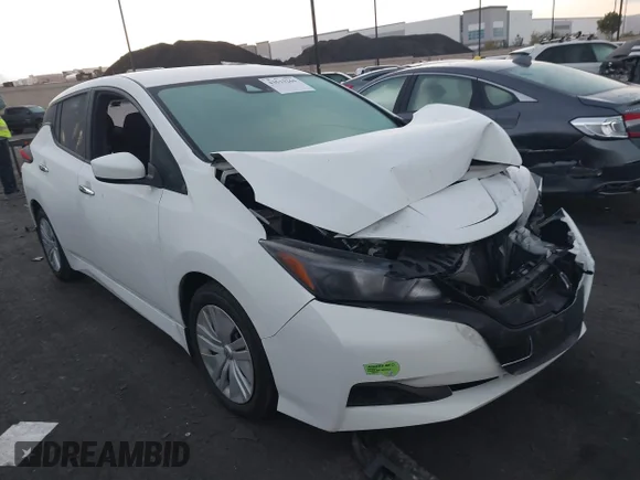 ✅ 2023 Nissan LEAF S • VIN: 1N4AZ1BV9PC555097 • Lot: 43513264. Wystawiony na IAAI z przebiegiem 50 631 mil. Bezpłatny archiwum sprzedaży aukcyjnych z USA i szczegółowy raport historii pojazdu na DreamBid. Zdjęcie 1.