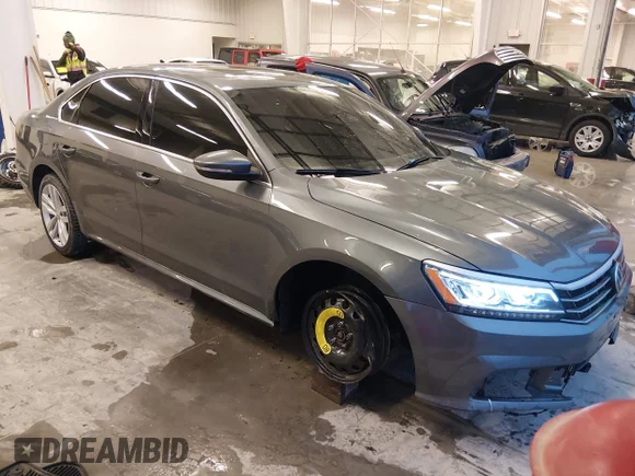 ✅ 2018 Volkswagen Passat SE • VIN: 1VWBA7A3XJC008417 • Lot: 44521789. Listed on IAAI with 104,367 mi. Free auction sales archive from the USA and detailed vehicle history report at DreamBid. Image 1.