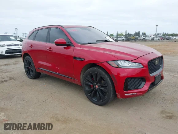 ✅ 2017 Jaguar F-Pace S • VIN: SADCM2BV8HA099750 • Лот: 42035692. Опубликован ранее на IAAI с пробегом 63 301 миль. Бесплатный доступ к архиву аукционных продаж из США и подробный отчёт об истории автомобиля на DreamBid. Изображение 1.