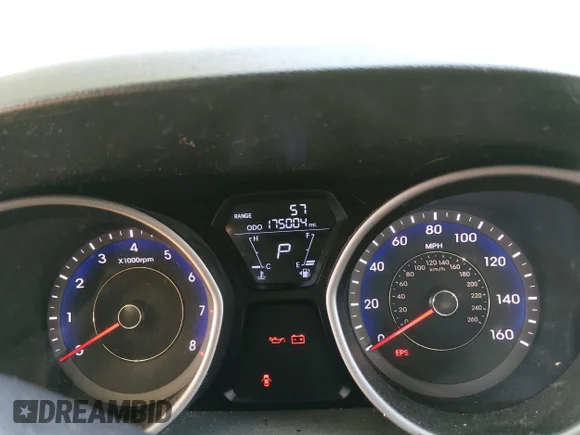 ✅ 2013 Hyundai Elantra SE • VIN: KMHDH6AE4DU007681 • Lot: 45624329. Wystawiony na IAAI z przebiegiem 175 004 mil. Bezpłatny archiwum sprzedaży aukcyjnych z USA i szczegółowy raport historii pojazdu na DreamBid. Zdjęcie 7.