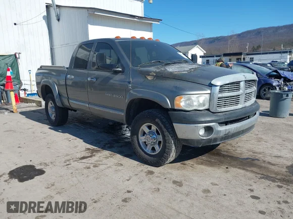 ✅ 2005 Dodge 2500 SLT • VIN: 3D7KS28C25G751364 • Lot: 44387628. Listed on IAAI with Not provided. Free auction sales archive from the USA and detailed vehicle history report at DreamBid. Image 1.