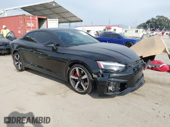 ✅ 2023 Audi A5 S line Premium Plus • VIN: WAUTAAF58PA021831 • Lot: 44221111. Listed on IAAI with 36,910 mi. Free auction sales archive from the USA and detailed vehicle history report at DreamBid. Image 1.