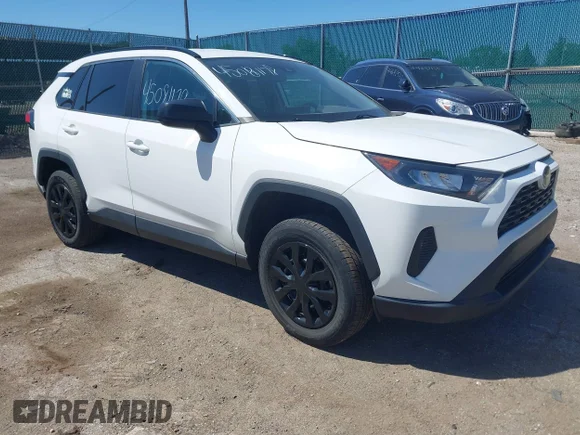✅ 2021 Toyota RAV4 LE • VIN: 2T3F1RFVXMW192110 • Lot: 45081178. Listed on IAAI with 85,726 mi. Free auction sales archive from the USA and detailed vehicle history report at DreamBid. Image 1.