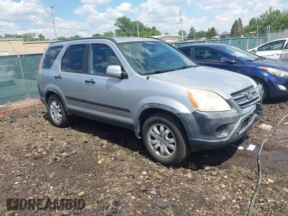 ✅ 2005 Honda CR-V EX • VIN: JHLRD78835C058921 • Lot: 45256608. Wystawiony na IAAI z przebiegiem 183 526 mil. Bezpłatny archiwum sprzedaży aukcyjnych z USA i szczegółowy raport historii pojazdu na DreamBid. Zdjęcie 1.