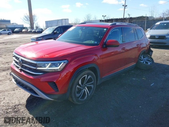 ✅ 2021 Volkswagen Atlas SEL Premium • VIN: 1V2TP2CA8MC500175 • Lot: 44619740. Wystawiony na IAAI z przebiegiem 40 022 mil. Bezpłatny archiwum sprzedaży aukcyjnych z USA i szczegółowy raport historii pojazdu na DreamBid. Zdjęcie 2.