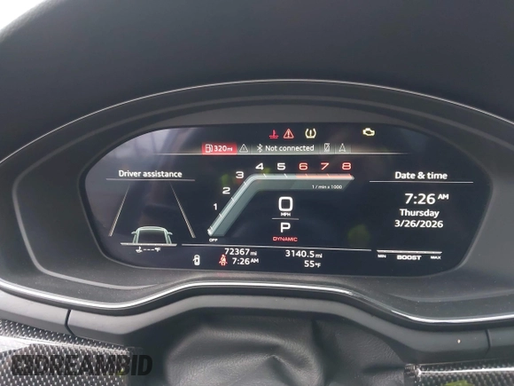 ✅ 2021 Audi S4 Premium Plus • VIN: WAUB4AF44MA025204 • Lot: 44726398. Wystawiony na IAAI z przebiegiem 72 367 mil. Bezpłatny archiwum sprzedaży aukcyjnych z USA i szczegółowy raport historii pojazdu na DreamBid. Zdjęcie 7.