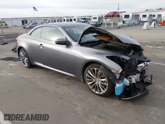 ✅ 2012 Infiniti G37 • VIN: JN1CV6FE9CM201335 • Lot: 44451236. Listed on IAAI with 71,114 mi. Free auction sales archive from the USA and detailed vehicle history report at DreamBid. Image 1.