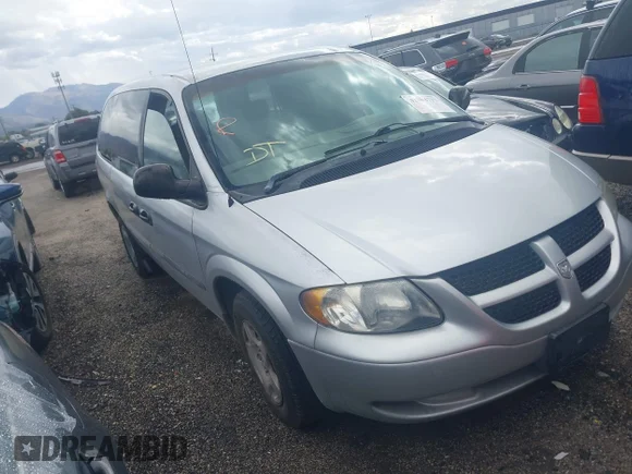 ✅ 2002 Dodge Caravan SE • VIN: 1B4GP24322B623571 • Lot: 43371461. Wystawiony na IAAI z przebiegiem Nie podano. Bezpłatny archiwum sprzedaży aukcyjnych z USA i szczegółowy raport historii pojazdu na DreamBid. Zdjęcie 1.