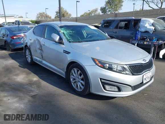 ✅ 2015 Kia Optima EX • VIN: 5XXGN4A74FG434545 • Lot: 45274485. Listed on IAAI with 135,291 mi. Free auction sales archive from the USA and detailed vehicle history report at DreamBid. Image 6.