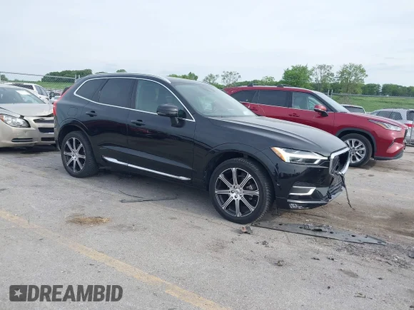 ✅ 2018 Volvo XC60 Inscription • VIN: YV4102RL9J1037473 • Lot: 45263001. Listed on IAAI with 52,077 mi. Free auction sales archive from the USA and detailed vehicle history report at DreamBid. Image 1.