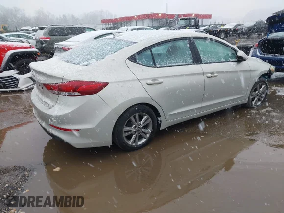 ✅ 2017 Hyundai Elantra Limited • VIN: KMHD84LF6HU249159 • Lot: 44584430. Listed on IAAI with 28,183 mi. Free auction sales archive from the USA and detailed vehicle history report at DreamBid. Image 4.