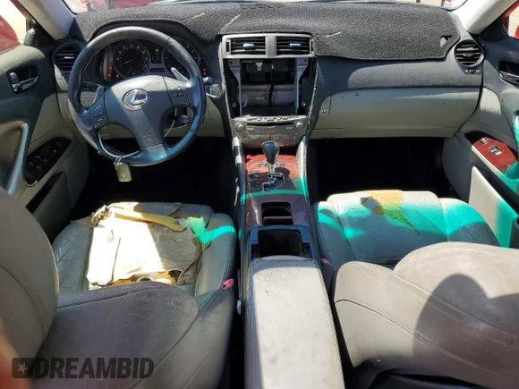 ✅ 2006 Lexus IS 250 • VIN: JTHBK262362012789 • Lot: 56286246. Listed on Copart with 294,023 mi. Free auction sales archive from the USA and detailed vehicle history report at DreamBid. Image 8.