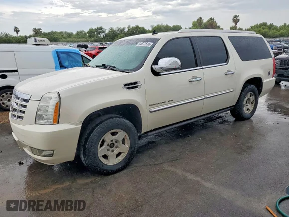 ✅ 2011 Cadillac Escalade ESV Premium • VIN: 1GYS4JEF3BR166991 • Lot: 54817516. Listed on Copart with 225,491 mi. Free auction sales archive from the USA and detailed vehicle history report at DreamBid. Image 1.