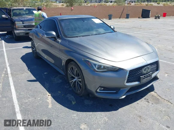 ✅ 2017 Infiniti Q60 2.0t • VIN: JN1CV7EK5HM110339 • Lot: 45641028. Wystawiony na IAAI z przebiegiem 200 593 mil. Bezpłatny archiwum sprzedaży aukcyjnych z USA i szczegółowy raport historii pojazdu na DreamBid. Zdjęcie 1.