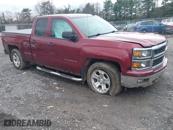 ✅ 2014 Chevrolet Silverado 1500 LT • VIN: 1GCVKREC6EZ290397 • Lot: 44766863. Listed on IAAI with 190,452 mi. Free auction sales archive from the USA and detailed vehicle history report at DreamBid. Image 1.
