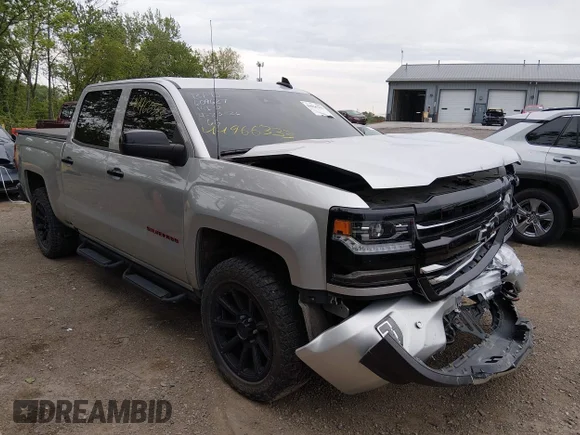 ✅ 2018 Chevrolet Silverado 1500 LTZ • VIN: 3GCUKSEC9JG609627 • Lot: 44966333. Listed on IAAI with 82,579 mi. Free auction sales archive from the USA and detailed vehicle history report at DreamBid. Image 1.