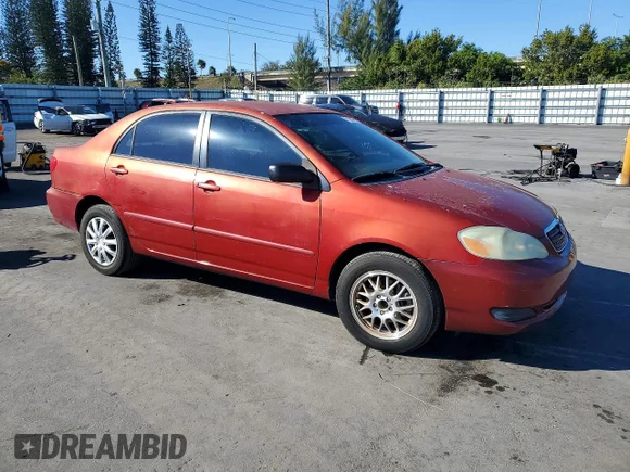 ✅ 2005 Toyota Corolla LE • VIN: JTDBR32E852061195 • Lot: 76153515. Listed on Copart with 95,535 mi. Free auction sales archive from the USA and detailed vehicle history report at DreamBid. Image 4.