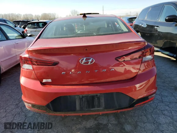 ✅ 2019 Hyundai Elantra Value Edition • VIN: 5NPD84LF9KH432691 • Lot: 68044092. Wystawiony na Copart z przebiegiem 57 579 mil. Bezpłatny archiwum sprzedaży aukcyjnych z USA i szczegółowy raport historii pojazdu na DreamBid. Zdjęcie 6.