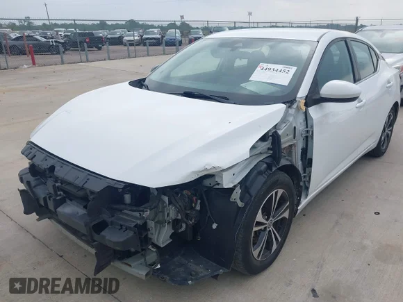 ✅ 2022 Nissan Sentra SV • VIN: 3N1AB8CV7NY217680 • Лот: 44934452. Опубліковано раніше на IAAI з пробігом 69 256 миль. Безкоштовний доступ до архіву аукціонних продажів зі США та докладний звіт про історію автомобіля на DreamBid. Зображення 6.