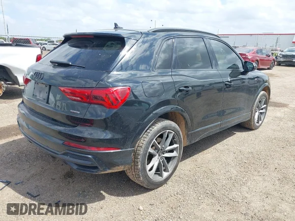 ✅ 2021 Audi Q3 S line Premium Plus • VIN: WA1EECF35M1038490 • Lot: 44852987. Listed on IAAI with 66,210 mi. Free auction sales archive from the USA and detailed vehicle history report at DreamBid. Image 4.