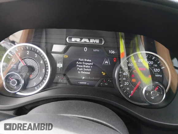 ✅ 2025 Ram 1500 Laramie • VIN: 1C6SRFJPXSN562868 • Лот: 45234141. Опубліковано раніше на IAAI з пробігом 32 055 миль. Безкоштовний доступ до архіву аукціонних продажів зі США та докладний звіт про історію автомобіля на DreamBid. Зображення 7.