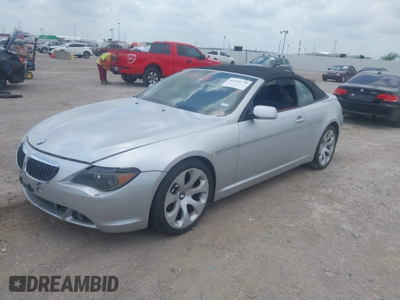 ✅ 2006 BMW 6 Series 650Ci • VIN: WBAEK13436CN75220 • Лот: 45110779. Опубліковано раніше на IAAI з пробігом 167 500 миль. Безкоштовний доступ до архіву аукціонних продажів зі США та докладний звіт про історію автомобіля на DreamBid. Зображення 2.