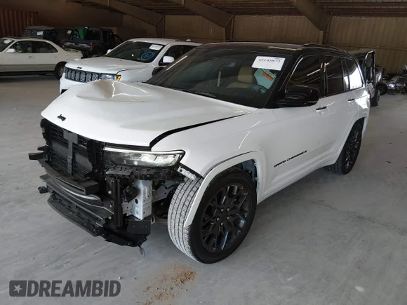 ✅ 2025 Jeep Grand Cherokee Summit • VIN: 1C4RJHEG3S8658277 • Лот: 45145872. Опубліковано раніше на IAAI з пробігом 12 867 миль. Безкоштовний доступ до архіву аукціонних продажів зі США та докладний звіт про історію автомобіля на DreamBid. Зображення 2.