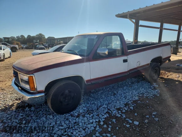 ✅ 1990 GMC Sierra 1500 • VIN: 2GTEC14K7L1523684 • Лот: 85903175. Опубликован ранее на Copart с пробегом 256 463 миль. Бесплатный доступ к архиву аукционных продаж из США и подробный отчёт об истории автомобиля на DreamBid. Изображение 1.