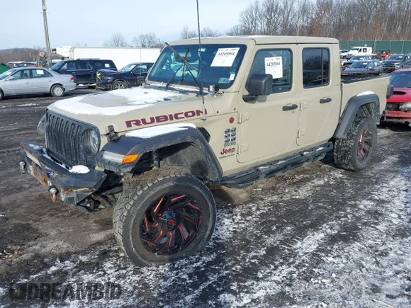 ✅ 2020 Jeep Gladiator Rubicon • VIN: 1C6JJTBG4LL187315 • Lot: 44205004. Wystawiony na IAAI z przebiegiem 105 205 mil. Bezpłatny archiwum sprzedaży aukcyjnych z USA i szczegółowy raport historii pojazdu na DreamBid. Zdjęcie 2.