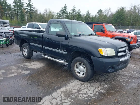 ✅ 2004 Toyota Tundra SR5 • VIN: 5TBKT44114S452125 • Lot: 42212471. Listed on IAAI with 238,562 mi. Free auction sales archive from the USA and detailed vehicle history report at DreamBid. Image 1.