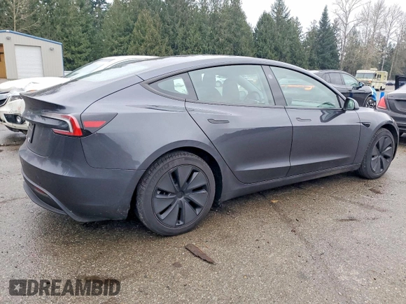 ✅ 2025 Tesla Model 3 Long Range • VIN: 5YJ3E1EA5SF030668 • Лот: 98220695. Опубликован ранее на Copart с пробегом 8 649 миль. Бесплатный доступ к архиву аукционных продаж из США и подробный отчёт об истории автомобиля на DreamBid. Изображение 3.