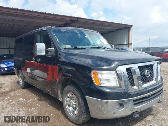 ✅ 2018 Nissan NV 3500 HD SL • VIN: 5BZAF0AA7JN850285 • Lot: 42681729. Listed on IAAI with 184,053 mi. Free auction sales archive from the USA and detailed vehicle history report at DreamBid. Image 1.