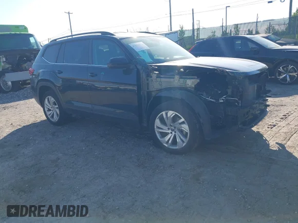 ✅ 2021 Volkswagen Atlas SE • VIN: 1V2HR2CA7MC605533 • Lot: 45024844. Listed on IAAI with 113,442 mi. Free auction sales archive from the USA and detailed vehicle history report at DreamBid. Image 1.