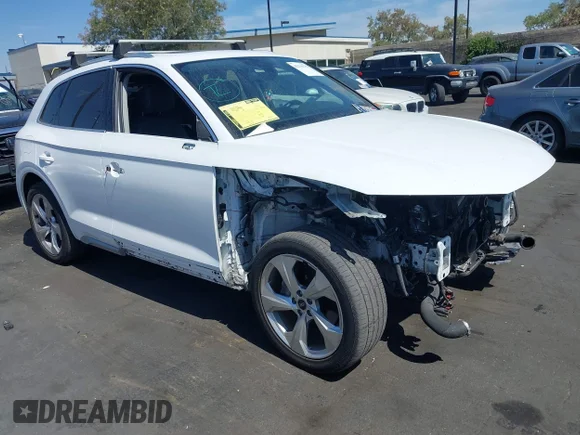 ✅ 2021 Audi Q5 Premium Plus • VIN: WA1BAAFY4M2067925 • Lot: 45230135. Listed on IAAI with 81,465 mi. Free auction sales archive from the USA and detailed vehicle history report at DreamBid. Image 1.