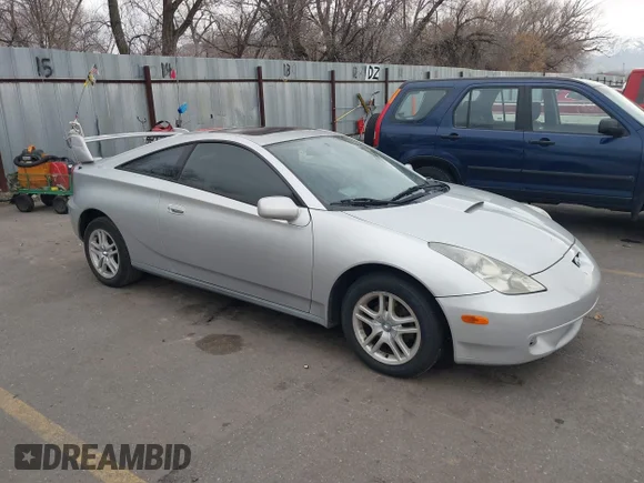✅ 2000 Toyota Celica GT • VIN: JTDDR32T5Y0001365 • Лот: 43958395. Опубликован ранее на IAAI с пробегом 152 973 миль. Бесплатный доступ к архиву аукционных продаж из США и подробный отчёт об истории автомобиля на DreamBid. Изображение 1.