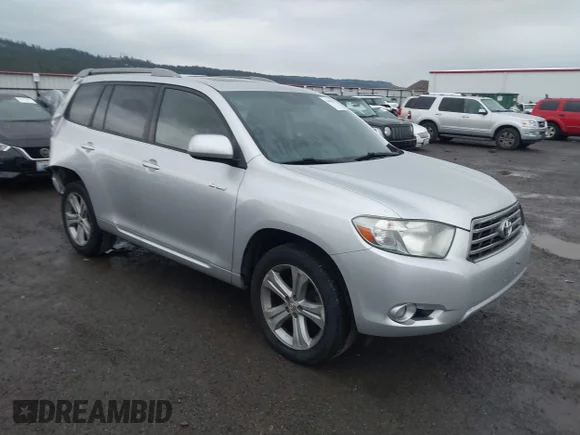 ✅ 2008 Toyota Highlander Sport • VIN: JTEES43A882084849 • Lot: 43682597. Listed on IAAI with 161,849 mi. Free auction sales archive from the USA and detailed vehicle history report at DreamBid. Image 1.