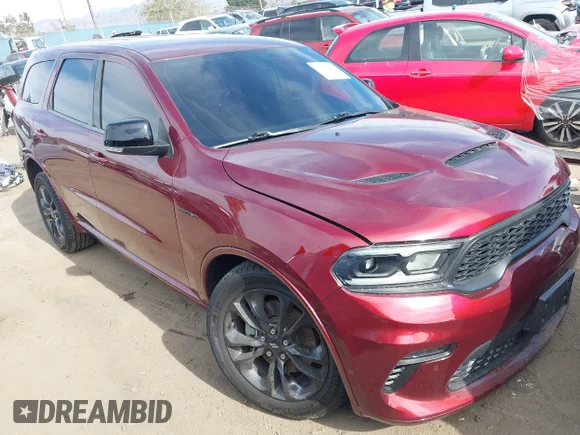 ✅ 2022 Dodge Durango R/T Plus • VIN: 1C4SDJCT0NC222486 • Лот: 43667480. Опубликован ранее на IAAI с пробегом 42 404 миль. Бесплатный доступ к архиву аукционных продаж из США и подробный отчёт об истории автомобиля на DreamBid. Изображение 1.