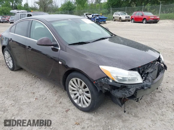 ✅ 2011 Buick Regal CXL Turbo TO1 • VIN: W04GV5EV3B1133893 • Lot: 42519404. Listed on IAAI with 145,214 mi. Free auction sales archive from the USA and detailed vehicle history report at DreamBid. Image 1.